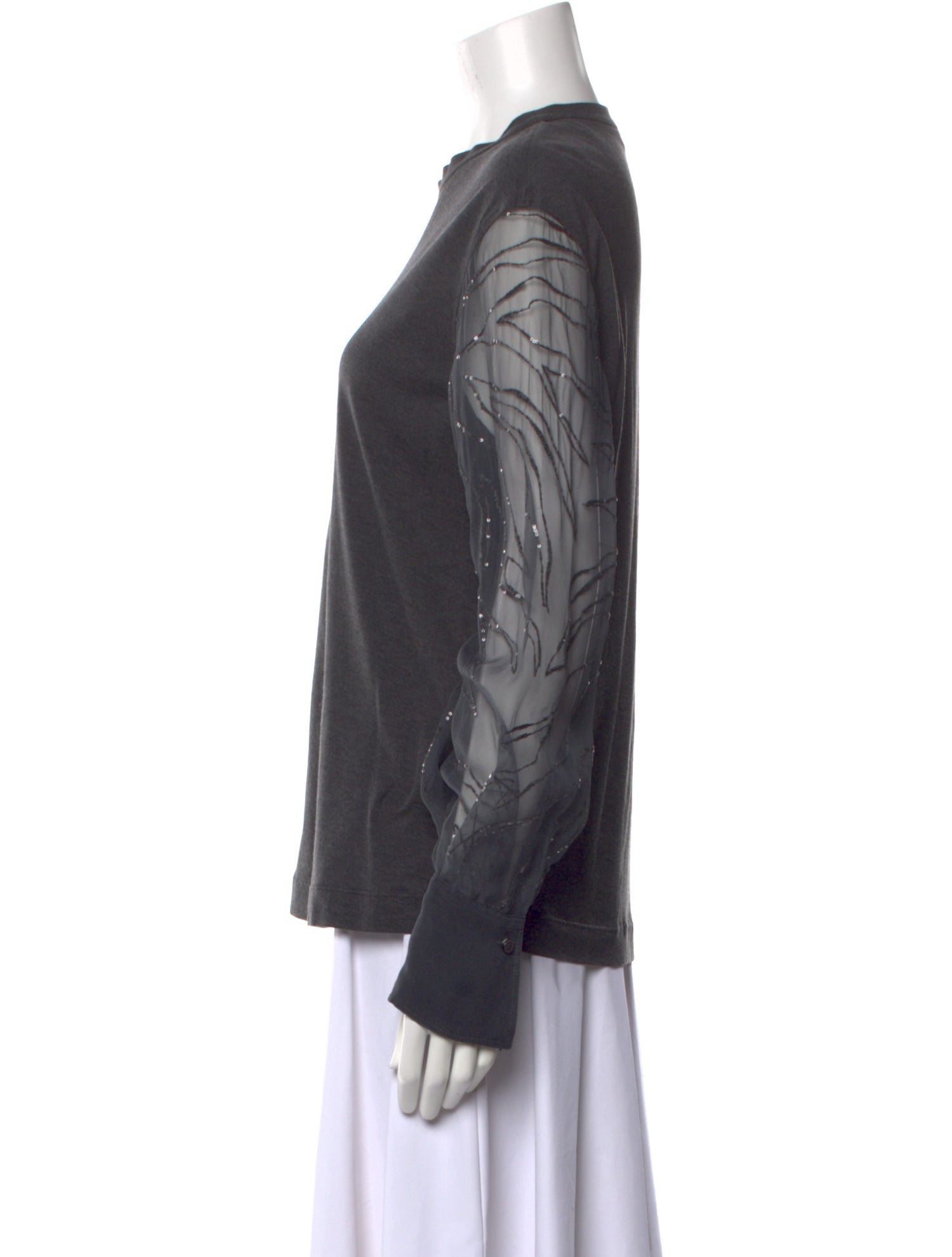 Brunello Cucinelli Crew Neck Long Sleeve Sweatshirt w/ Tags