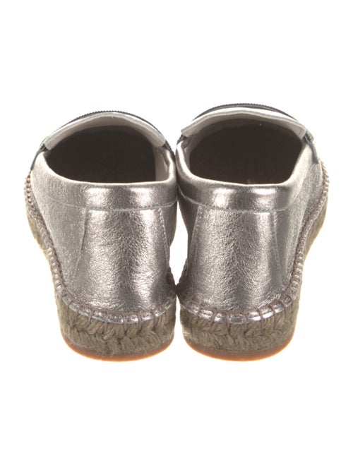 Brunello Cucinelli Leather Beaded Accents Espadrilles