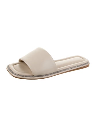 Brunello Cucinelli Leather Slides
