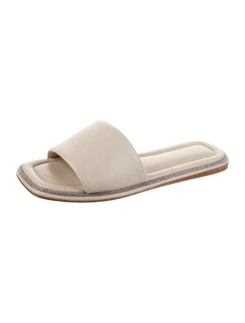 Brunello Cucinelli Leather Slides