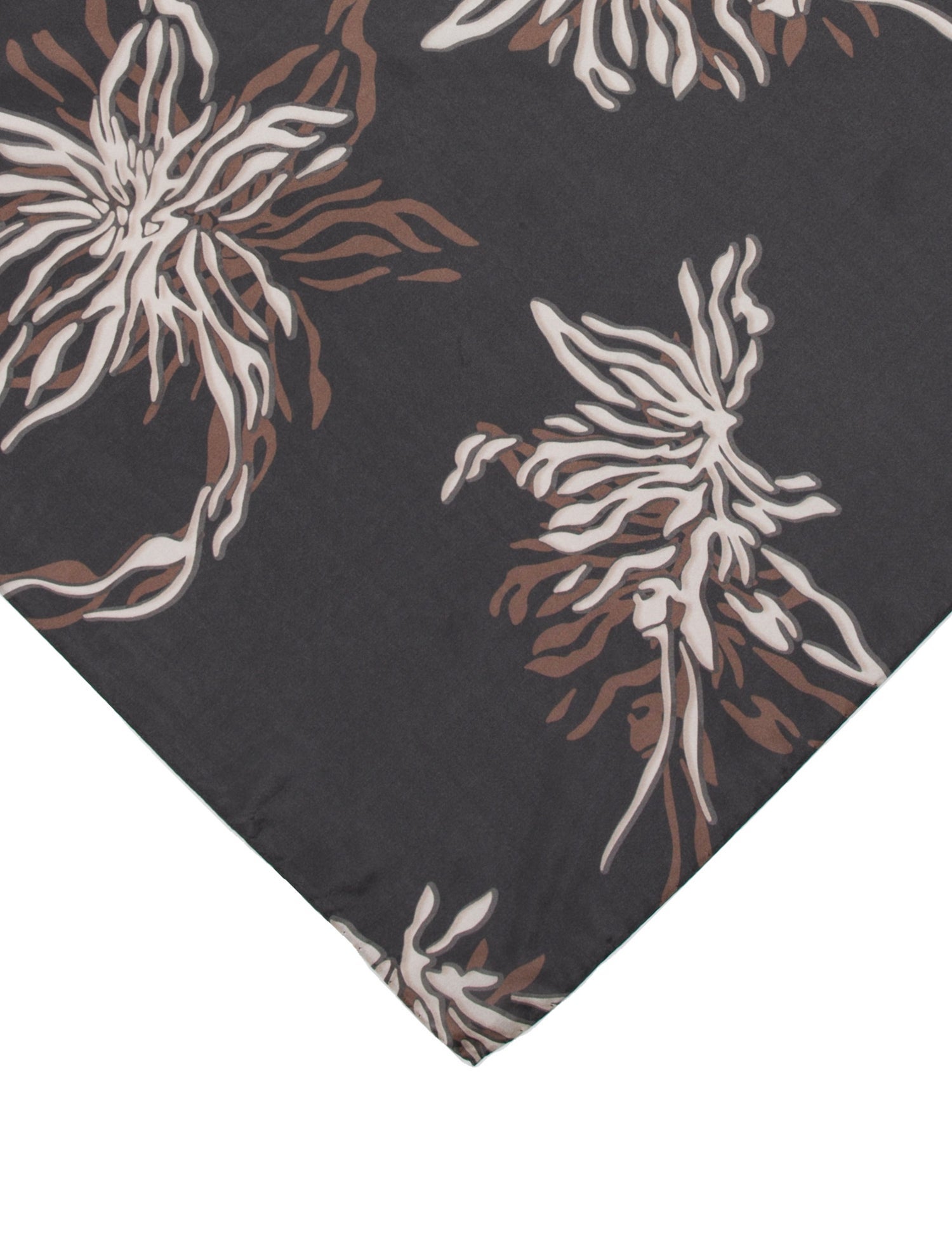 Brunello Cucinelli Silk Floral Print Scarf