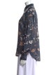 Brunello Cucinelli Silk Printed Button-Up Top