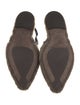 Brunello Cucinelli Shearling Slingback Flats
