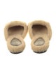 Brunello Cucinelli Faux Fur Beaded Accents Mules
