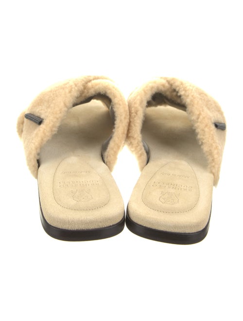 Brunello Cucinelli Shearling Slides