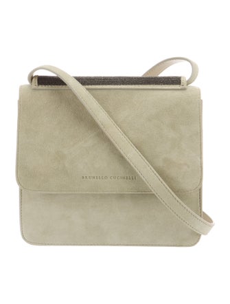 Brunello Cucinelli Suede Crossbody Bag