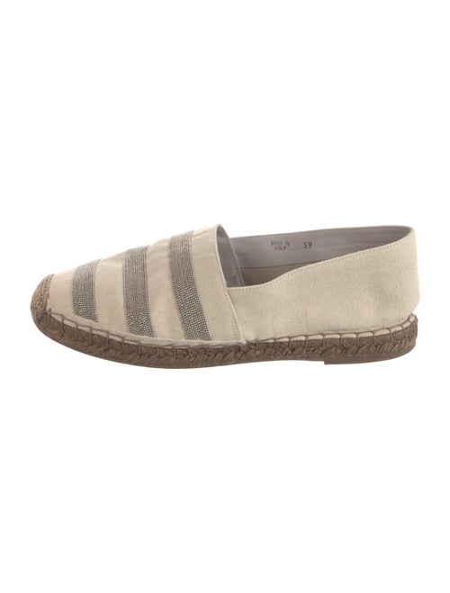 Brunello Cucinelli Monili Canvas Espadrilles