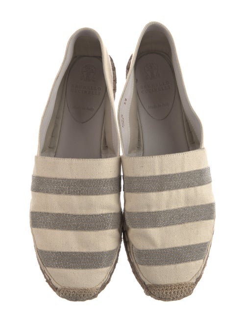 Brunello Cucinelli Monili Canvas Espadrilles