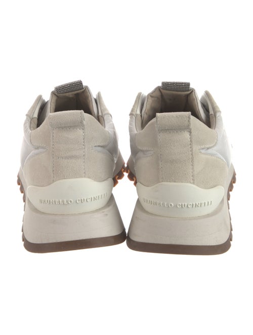 Brunello Cucinelli Monili Suede Athletic Sneakers