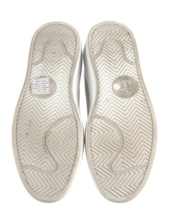 Brunello Cucinelli Suede Beaded Accents Sneakers