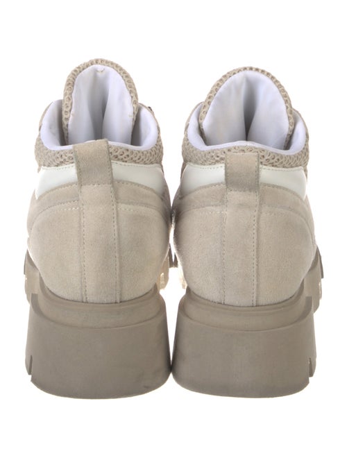 Brunello Cucinelli Monili Suede Combat Boots