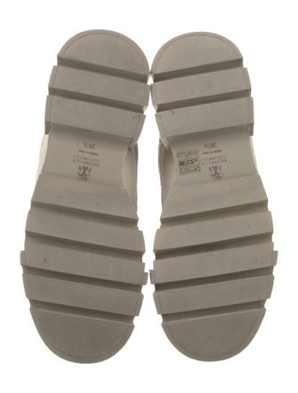 Brunello Cucinelli Monili Suede Combat Boots