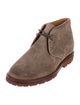 Brunello Cucinelli Suede Lace-Up Boots