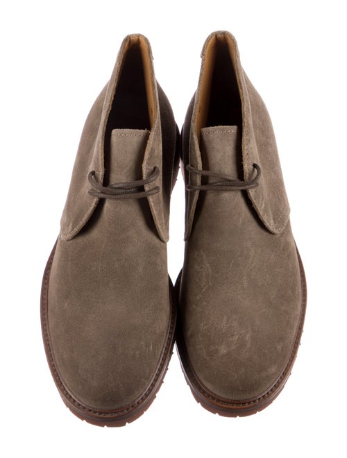 Brunello Cucinelli Suede Lace-Up Boots
