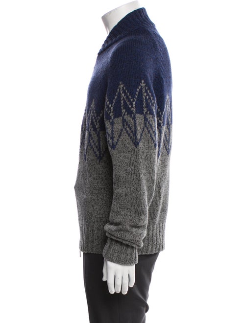 Hermès Virgin Wool Graphic Print Bomber Jacket