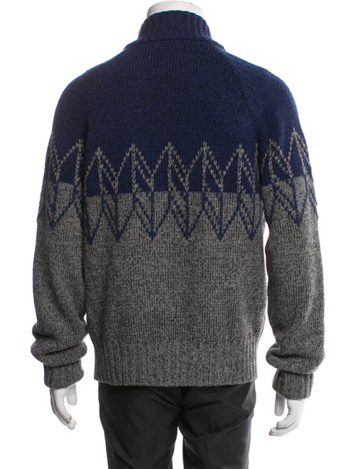 Hermès Virgin Wool Graphic Print Bomber Jacket