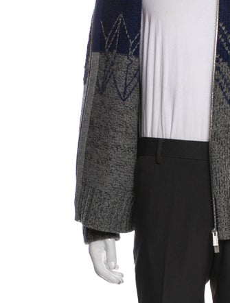 Hermès Virgin Wool Graphic Print Bomber Jacket