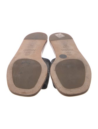 Brunello Cucinelli Ponyhair Slides