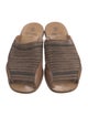 Brunello Cucinelli Monili Leather Slides