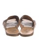 Brunello Cucinelli Monili Leather Slides