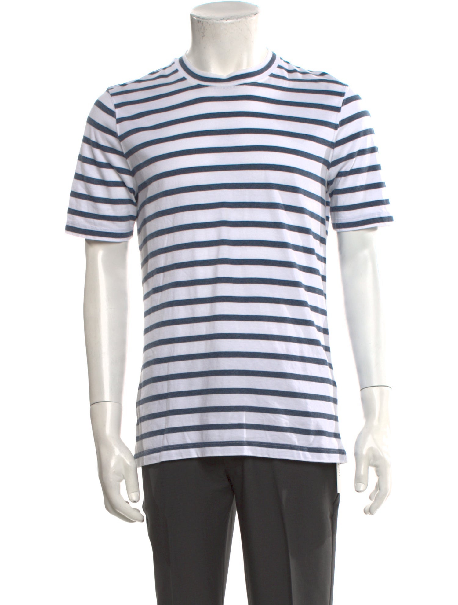 Brunello Cucinelli Striped Crew Neck T-Shirt