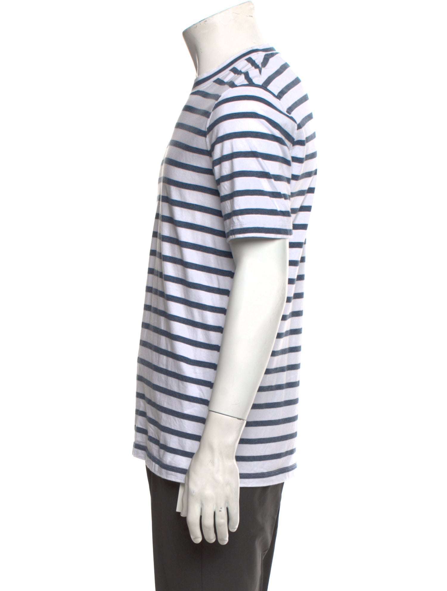Brunello Cucinelli Striped Crew Neck T-Shirt