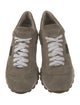Brunello Cucinelli Suede Beaded Accents Athletic Sneakers