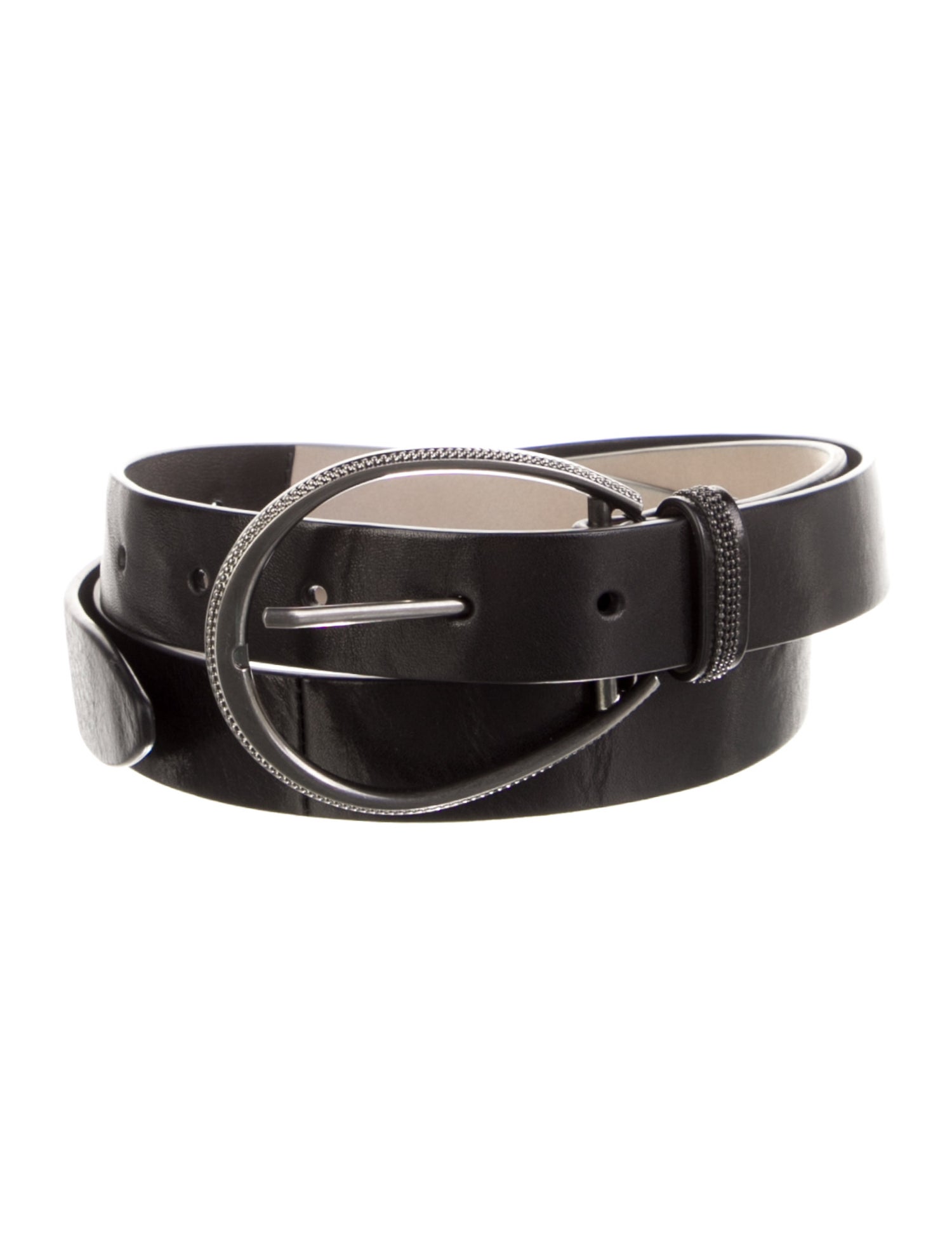 Brunello Cucinelli Skinny Leather Belt