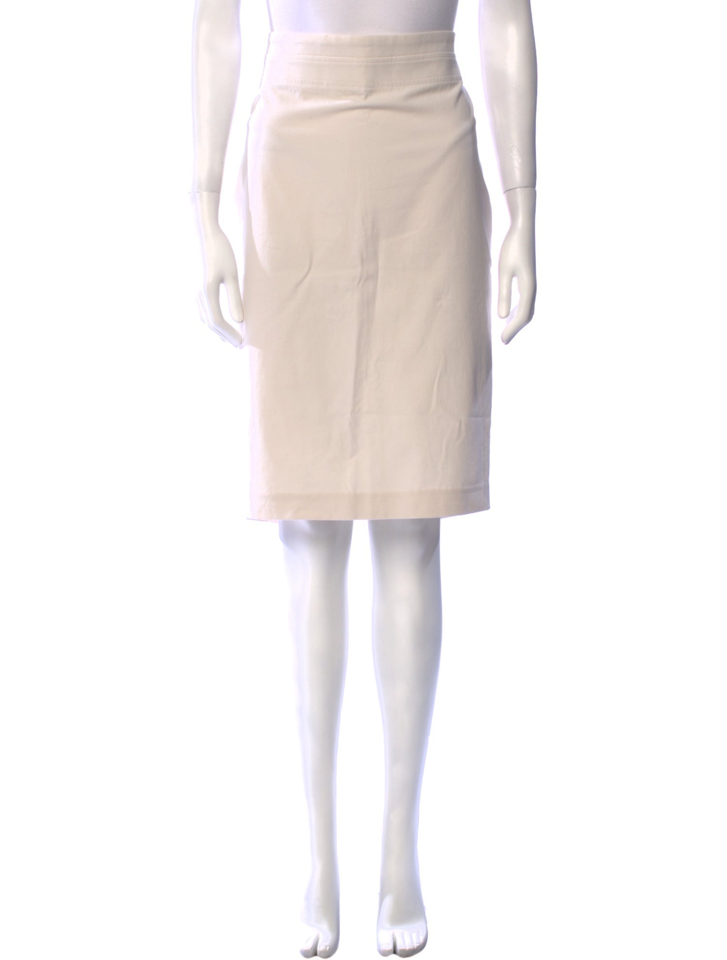 Brunello Cucinelli Pleated Accents Knee-Length Skirt