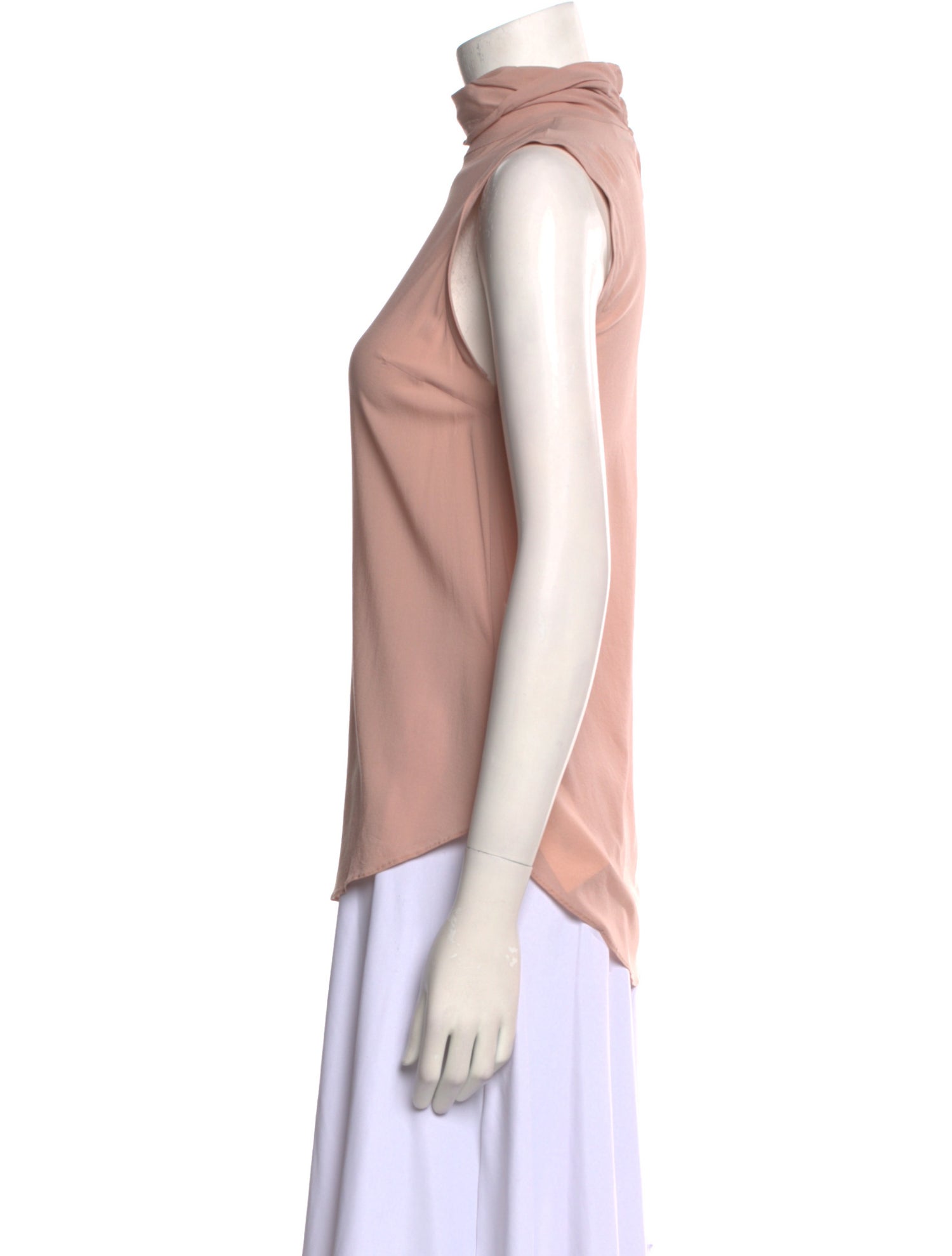 Brunello Cucinelli Silk Turtleneck Top