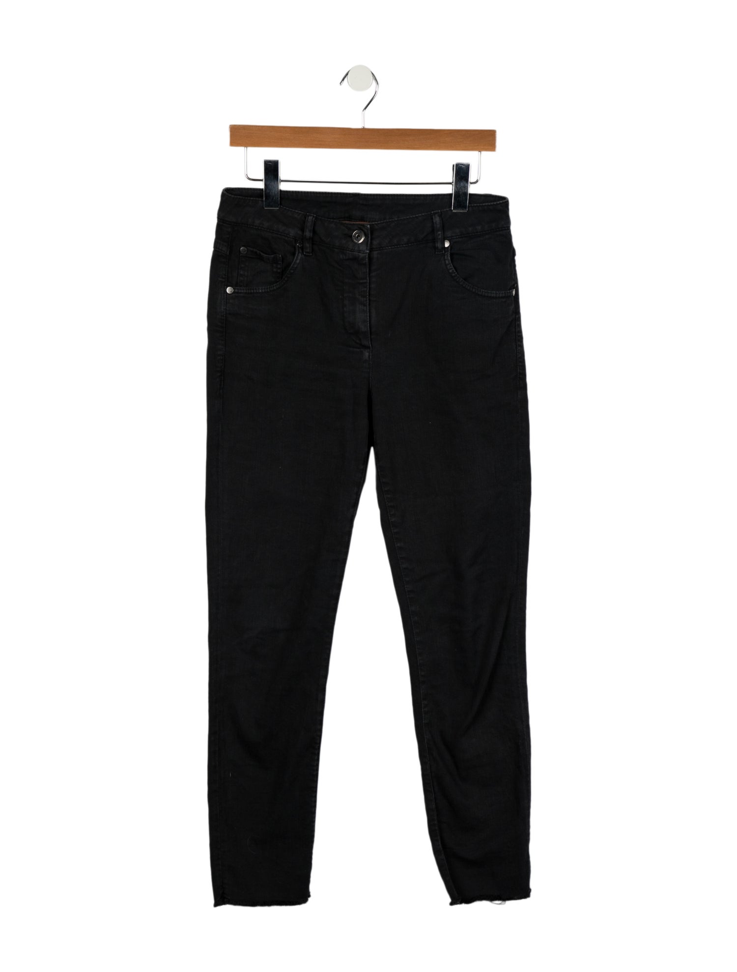 Brunello Cucinelli Mid-Rise Straight Leg Jeans