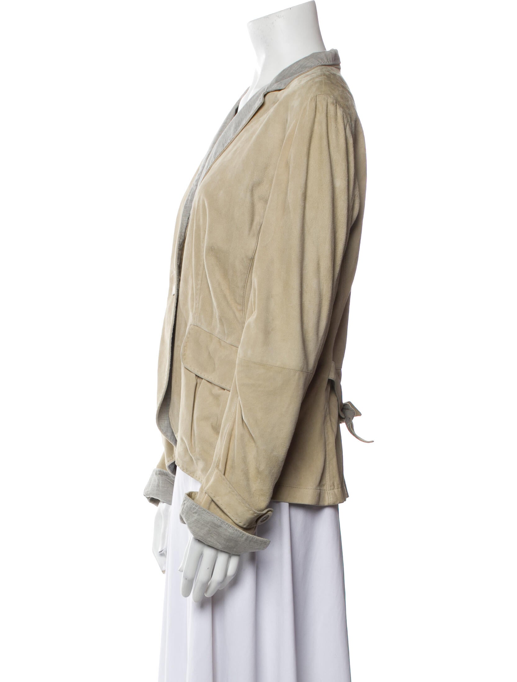 Brunello Cucinelli Leather Blazer