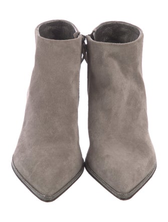 Brunello Cucinelli Monili Suede Chelsea Boots