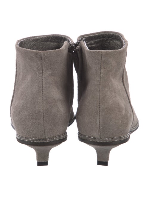 Brunello Cucinelli Monili Suede Chelsea Boots