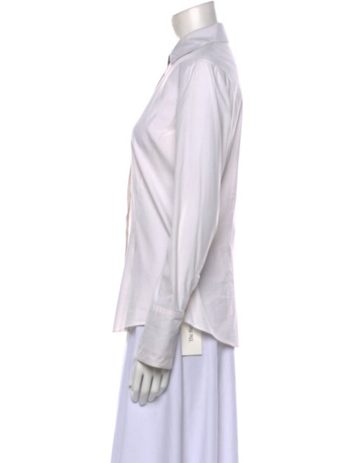 Brunello Cucinelli Long Sleeve Button-Up Top