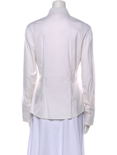 Brunello Cucinelli Long Sleeve Button-Up Top