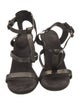 Brunello Cucinelli Leather T-Strap Sandals