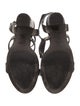 Brunello Cucinelli Leather T-Strap Sandals