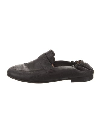 Brunello Cucinelli Monili Leather Mules