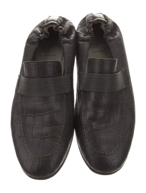 Brunello Cucinelli Monili Leather Mules