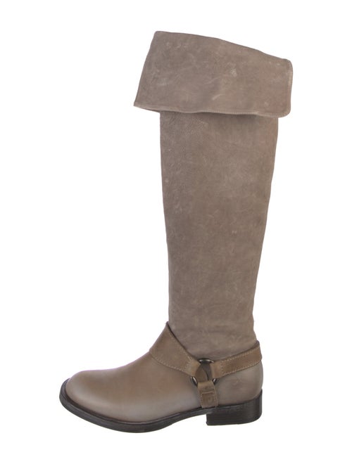 Brunello Cucinelli Leather Riding Boots
