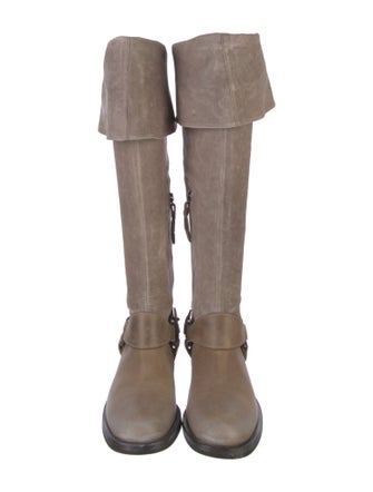 Brunello Cucinelli Leather Riding Boots