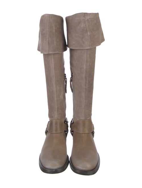 Brunello Cucinelli Leather Riding Boots