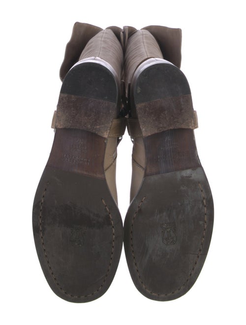 Brunello Cucinelli Leather Riding Boots