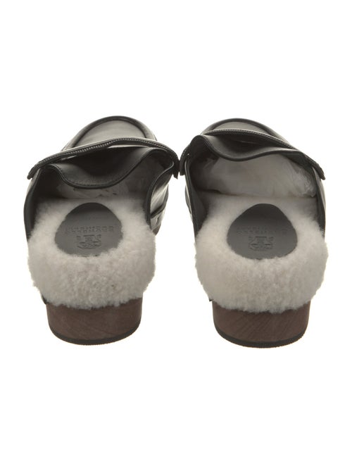 Brunello Cucinelli Leather Beaded Accents Mules