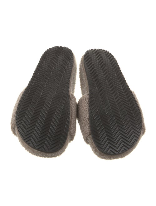 Brunello Cucinelli Shearling Beaded Accents Espadrilles