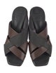 Brunello Cucinelli Monili Leather Slides