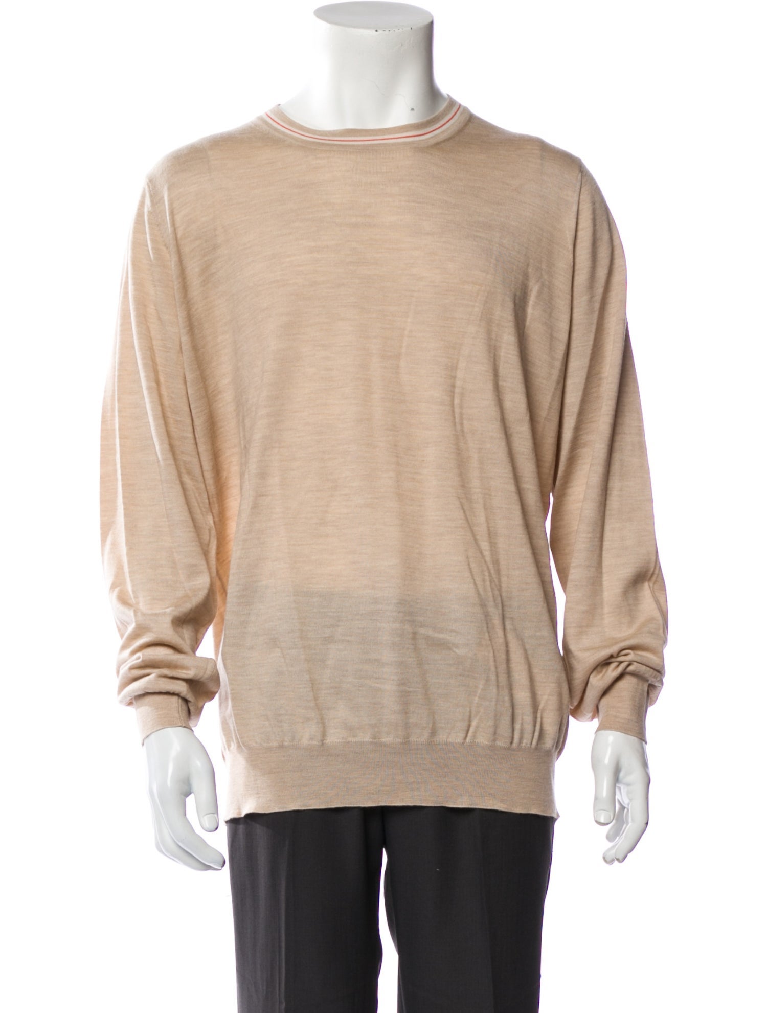 Brunello Cucinelli Virgin Wool Crew Neck Pullover