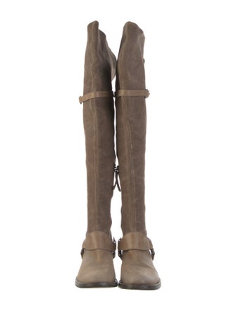 Brunello Cucinelli Leather Riding Boots