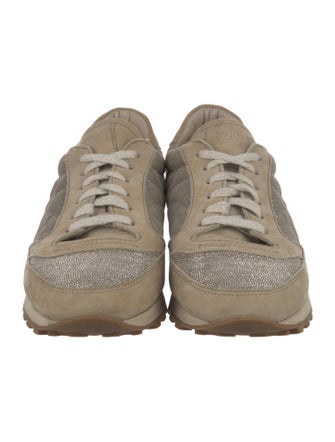 Brunello Cucinelli Monili Suede Sneakers